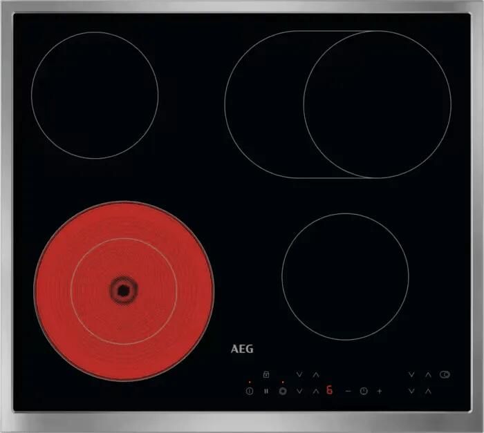 AEG TN64RA06XB Zwart Ingebouwd 60 cm Keramisch 4 zone(s) - Foto 2