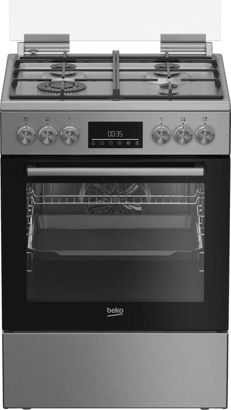 Beko FBE6133XS NL Gasfornuis Grijs