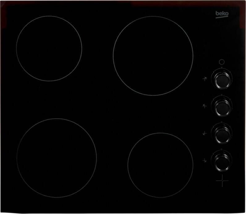 Beko HIC 64100 Kookplaat vitrokeramisch 4 infra rood 60 cm | Inductiekookplaten | Keuken&Koken Kookplaten | HIC 64100 - Foto 3