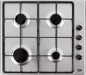 Beko HIZG64120SX NL Gas inbouwkookplaat Zilver