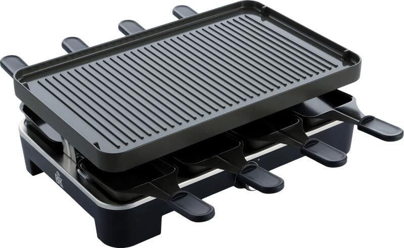 BK Connect Gourmetstel gourmet & pannenkoeken afneembare en omdraaibare plaat 8 personen -PFAS-vrij