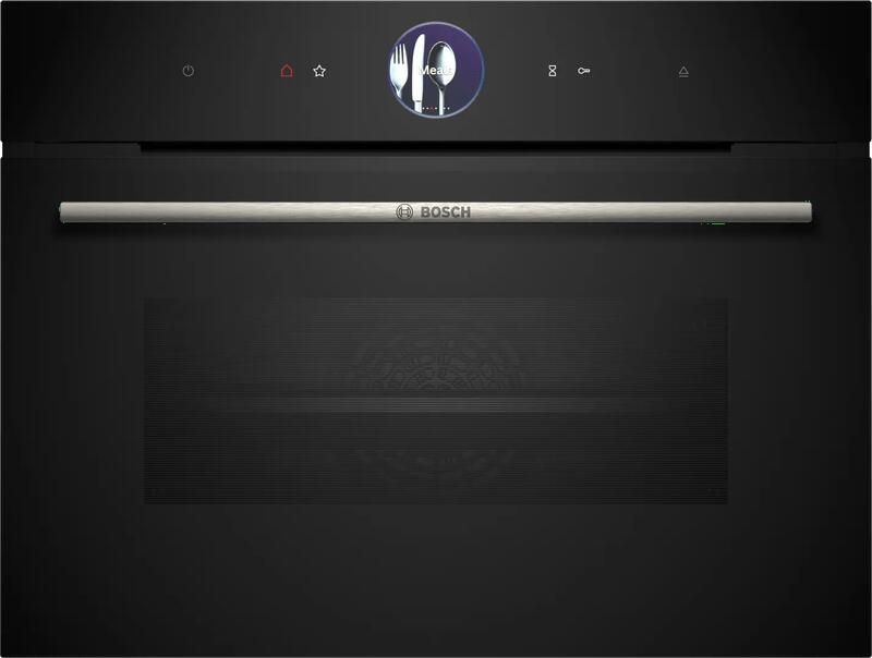Bosch CSG7364B1 Serie 8 Inbouwoven Stoomoven 47L 60 x 45 cm Air Fry-functie TFT-display
