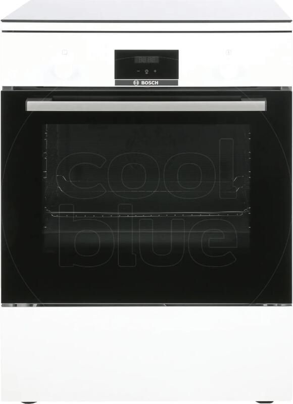 Bosch HLR390020 Serie 4 Vrijstaande Inductiefornuis 3D Hetelucht: gelijkmatige luchtverdeling voor een perfect resultaat op tot wel drie bakhoogtes Wit - Foto 2