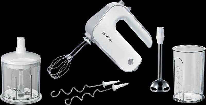 BOSCH Handmixer Styline MFQ4080 roestvrijstalen garde kneedhaken mixvoet 5 standen wit - Foto 11