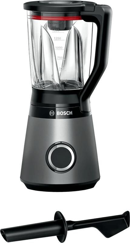 Bosch Serie 4 MMB4192S Blender 1 5L 1200W 10 jaar motorgarantie Met veiligheidsdeksel Zwart Zilver - Foto 2