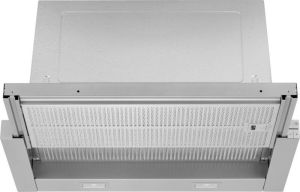 Bosch Serie 4 DFR067A52 afzuigkap Semi-inbouw (uittrekbaar) Zilver 399 m³ uur A
