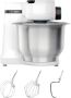 BOSCH Keukenmachine MUMS2EW00 MUM Serie 2 veelzijdig te gebruiken patisserieset edelstaal wit - Thumbnail 2
