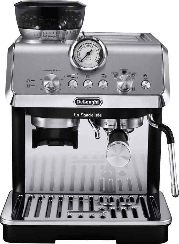 De'Longhi La Specialista Arte – Pistonmachine met bonenmaler Handmatige espresso- en melkbereidingen Inclusief professionele baristakit- Metal Black EC9155.MB - Foto 3