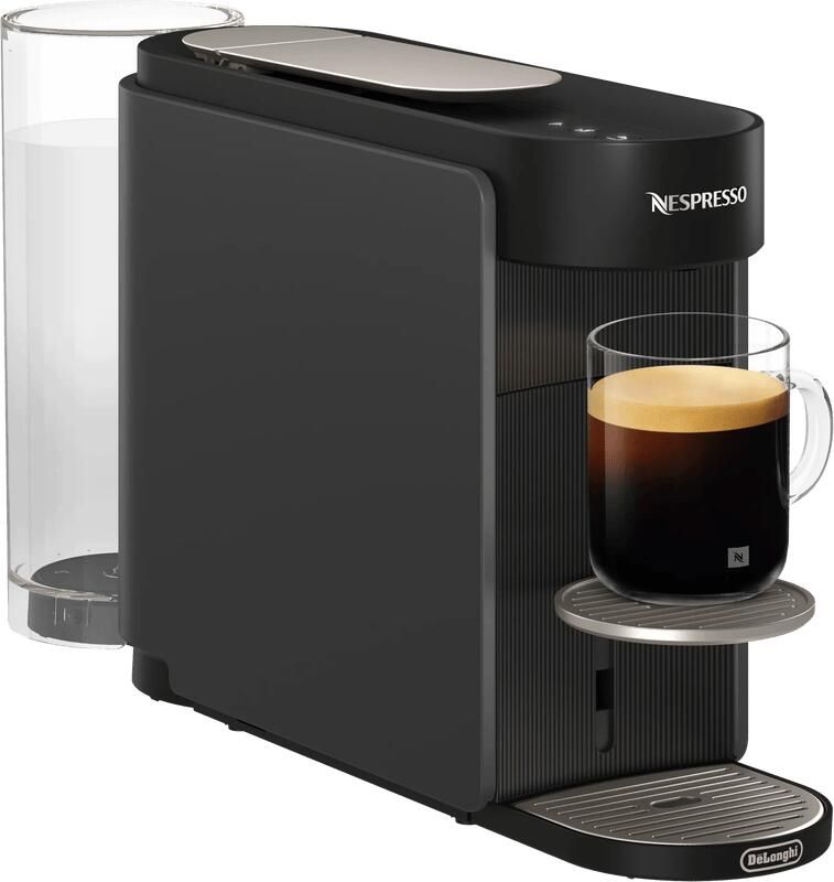 De'Longhi Nespresso Vertuo Up ENV200.GY – Koffiecupmachine – Veelzijdige Kopgroottes 3 Seconden Opwarmtijd & Volle Cremalaag Antraciet