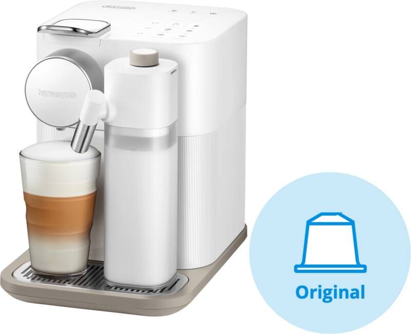 Nespresso Koffiecapsulemachine Gran Lattissima EN 650.W van DeLonghi White inclusief welkomstpakket met 14 capsules - Foto 4