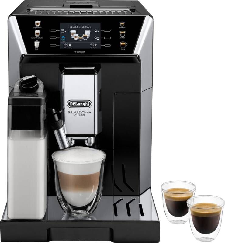 De Longhi De'Longhi PrimaDonna ECAM 550.65.SB Volautomatische espressomachine Zwart Zilver - Foto 3