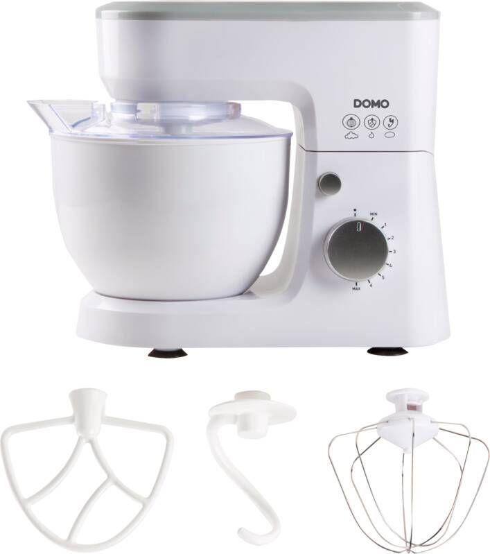 Domo DO9241KR Keukenmachine Keukenrobot 600W 4L Incl. blender Wit - Foto 2