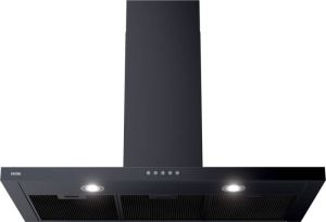 ETNA AB691ZT Slimline schouwkap 90 cm Matzwart