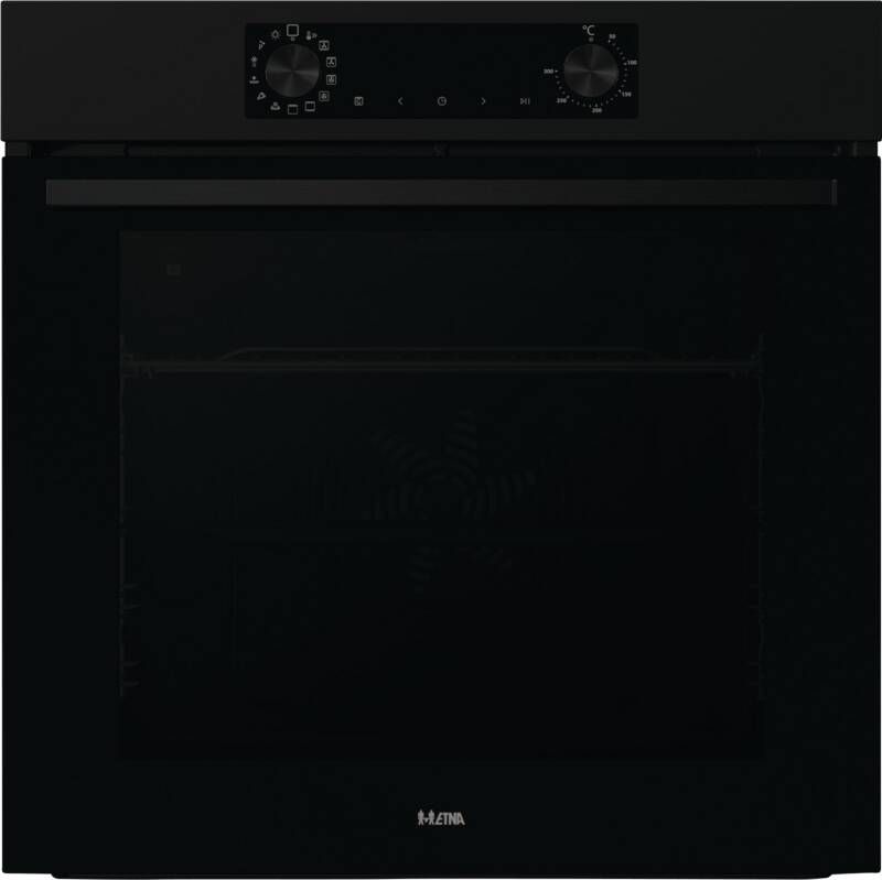 ETNA OP316MZ Inbouwoven Pizza oven (tot 300°C) Turbo Hetelucht Pyrolyse Matzwart 77 Liter Snel Voorverwarmen - Foto 5