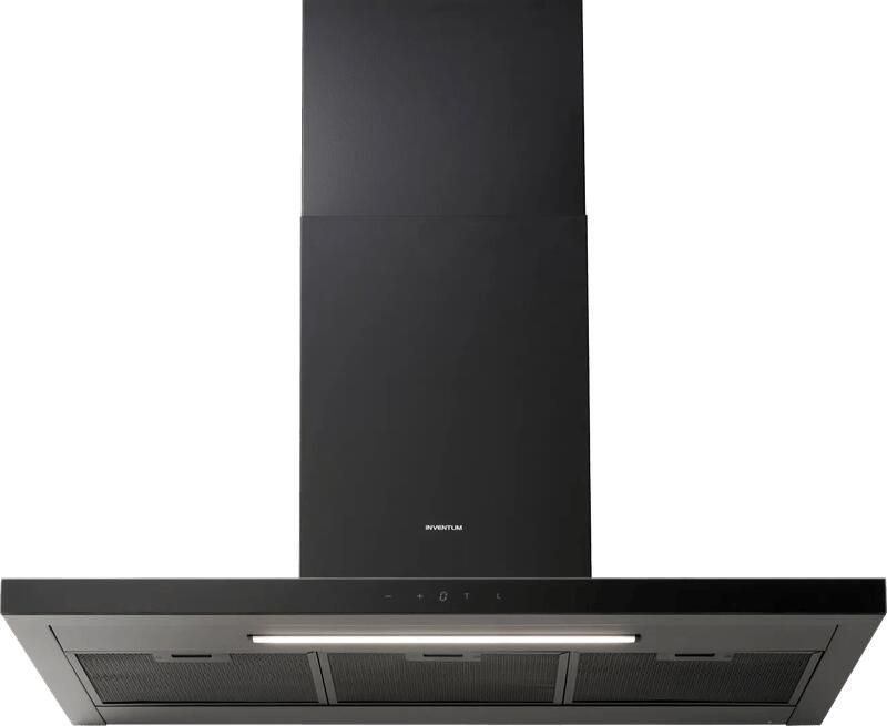 Inventum AKB9015ZWA Wandschouw afzuigkap 90 cm 700 m³ h 4 standen Timer BLDC motor Energieklasse A++ Zwart