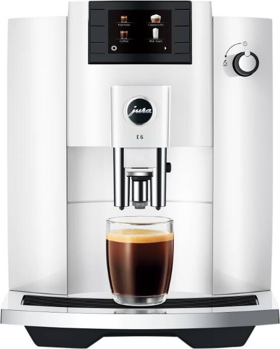 Jura Espresso E6 Piano Wit | Espressomachines | Keuken&Koken Koffie&Ontbijt | 7610917154388 - Foto 2