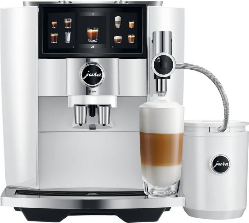 JURA Volautomatische espressomachine J8 twin Diamond White (EA) - Foto 5