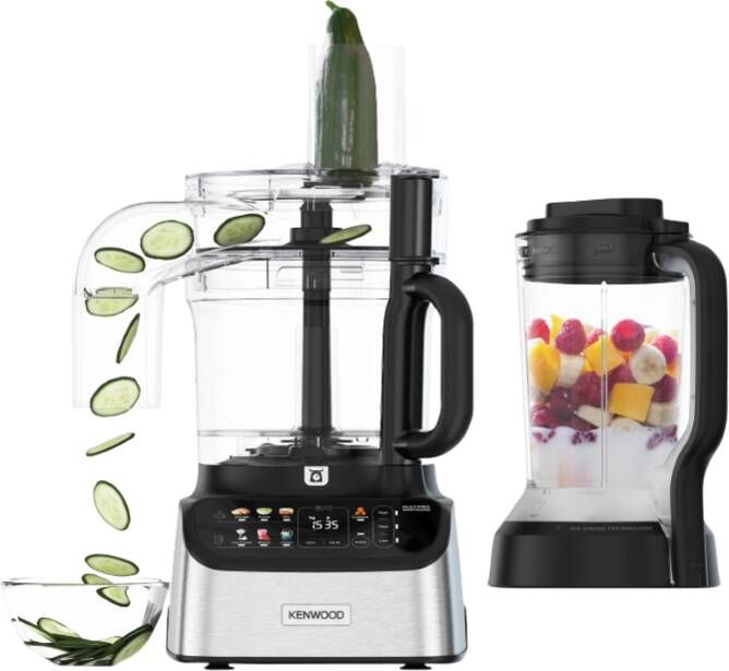 Kenwood FDM73.480SS Foodprocessors MultiPro One Touch Zilver