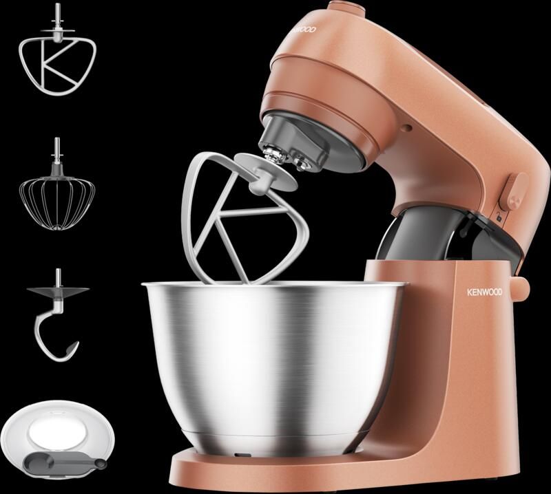 Kenwood GO keukenmachine KZM35.000RD Roze 4L mengkom Handvat voor gemakkelijk verplaatsen Compacte keukenrobot Opbergen in keukenkast of lade [onderdeel GO collectie] - Foto 14