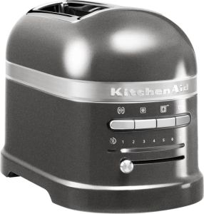 KitchenAid Toaster Artisan 5KMT2204EMS MEDALLION-SILVER met sandwichtang
