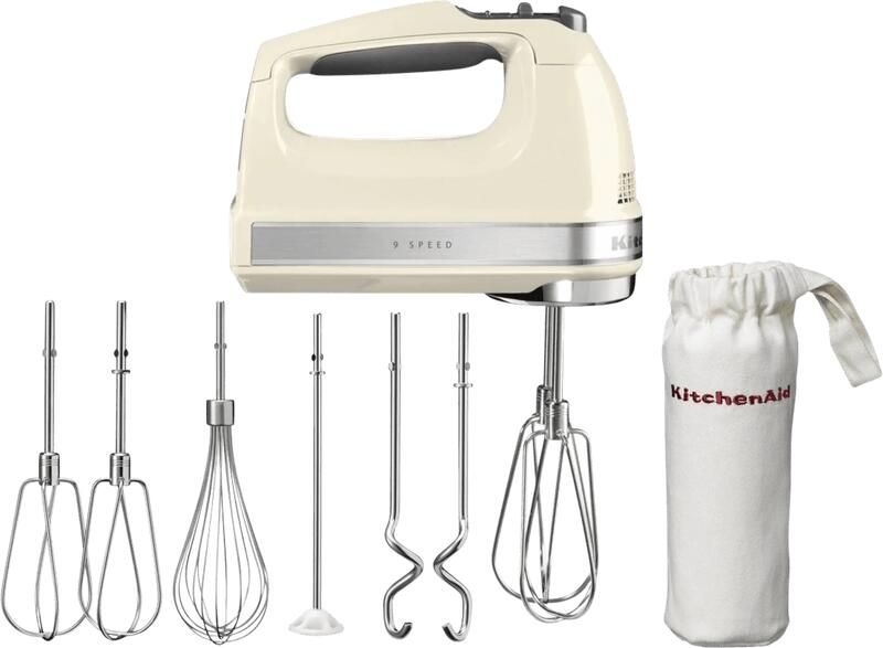 KitchenAid handmixer 5KHM9212EAC Amandelwit