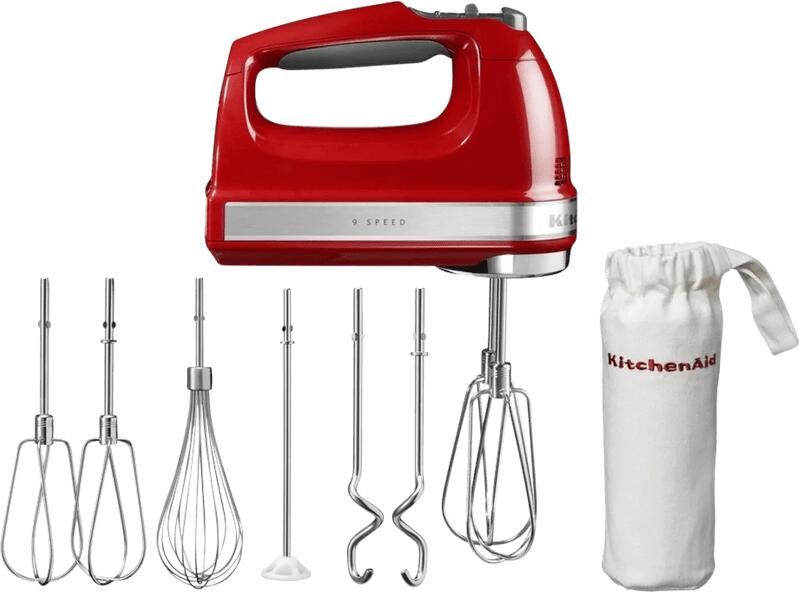 KitchenAid 5KHM9212EE Handmixer Appelrood