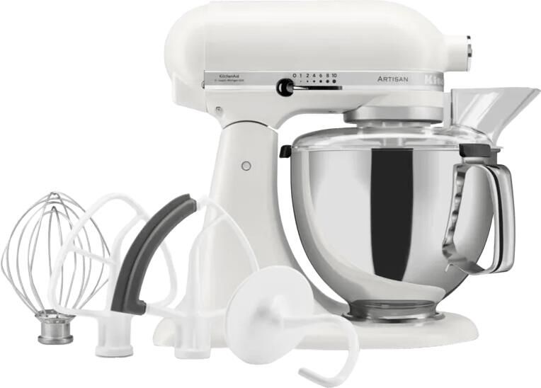 KitchenAid 5KSM175PSEPL Artisan keukenmachine 300 W 4 8 l Porselein wit - Foto 2