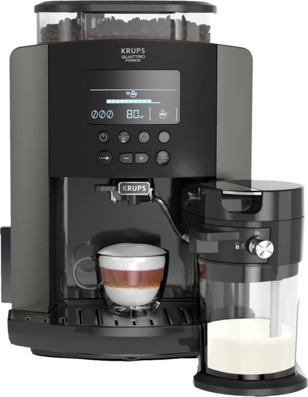 Krups Volautomatisch koffiezetapparaat EA819E Arabica Latte Watertankcapaciteit: 1 7 liter pompdruk: 15 bar lcd-display - Foto 2