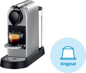 Krups Nespresso Koffieapparaat Citiz Xn741b (Zilver)