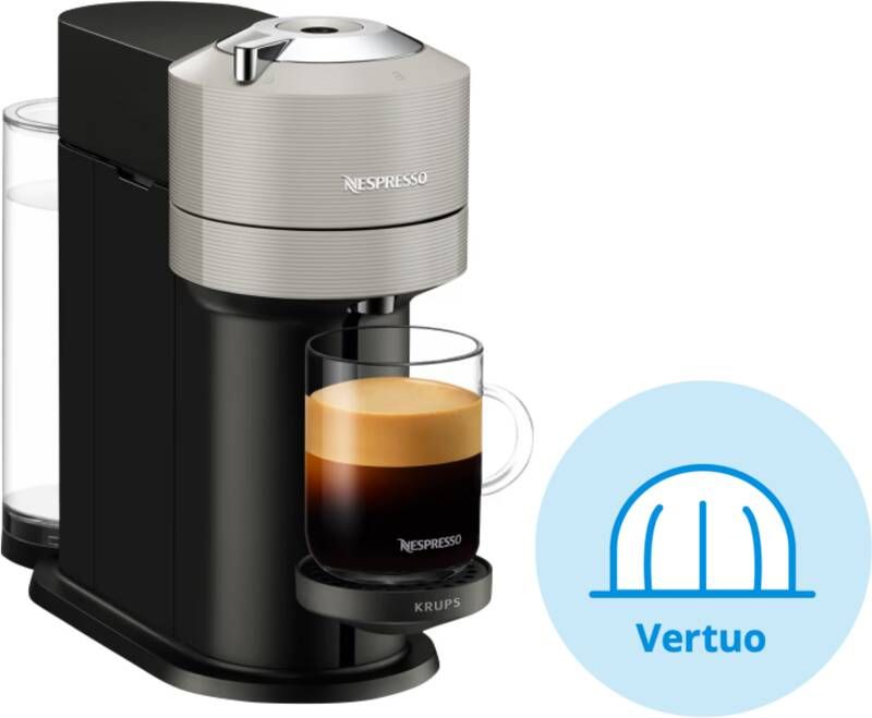 Nespresso Krups koffieapparaat Vertuo Next XN910B (Grijs) - Foto 3