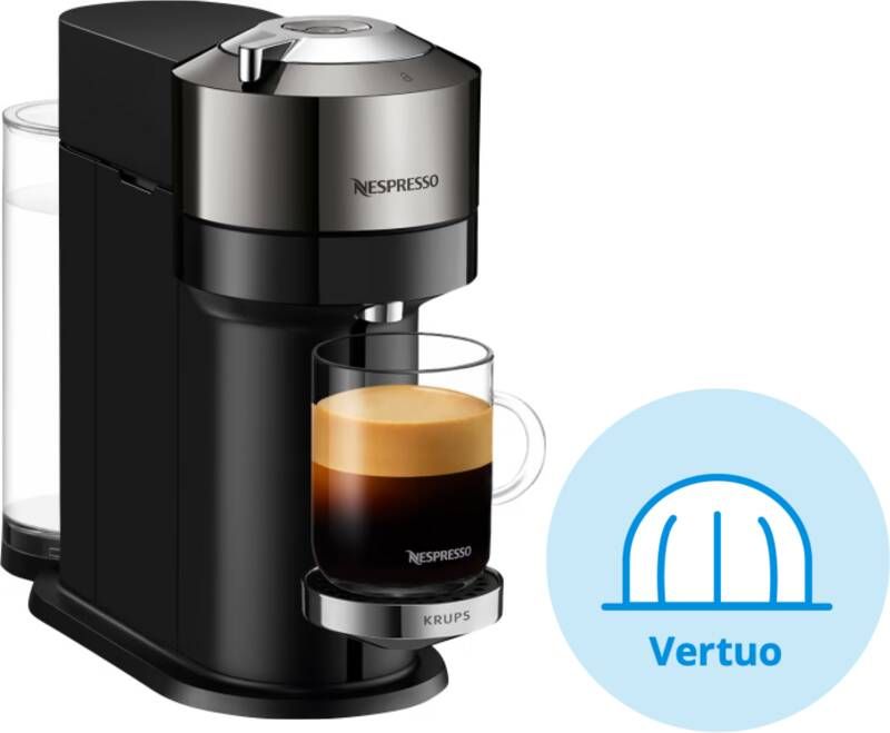 Nespresso Krups koffieapparaat Vertuo Next XN910C (Chrome) - Foto 2