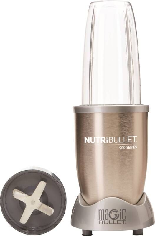 NutriBullet Pro Blender 900 Watt Incl. Digitaal Receptenboek Champagne - Foto 4