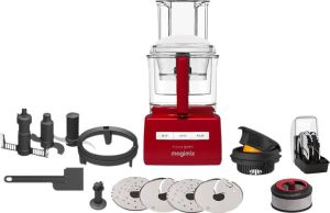 Magimix CS 5200 XL Premium Foodprocessor Keukenmachine met Sapcentrifuge Rood