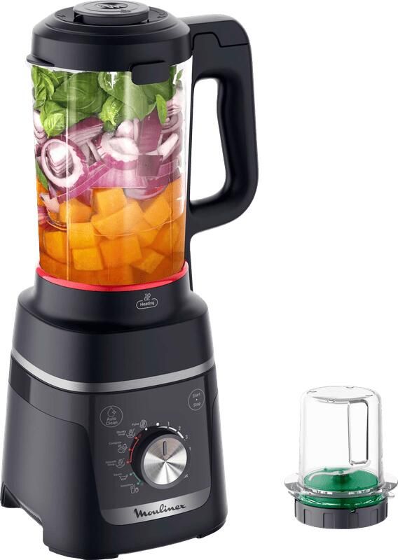 Moulinex Blendforce Cook LM5768F0 – Verwarmende blender – Soepen en smoothies – 1000 W – 5 automatische programma s – Grote inhoud 1 5 L – Soepmaker - Foto 2