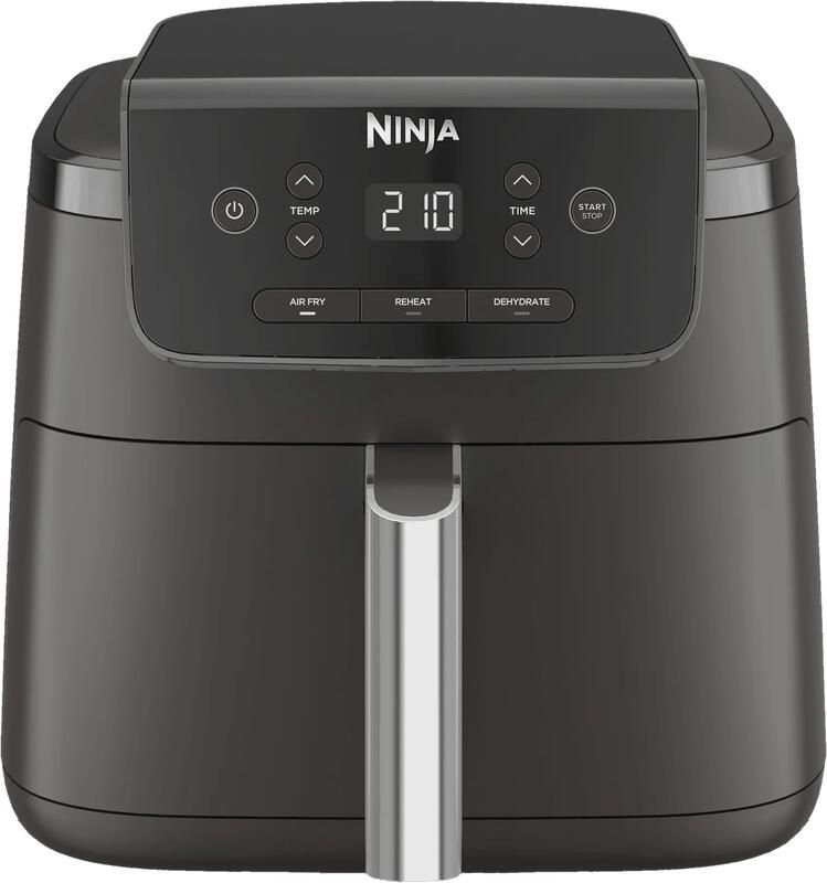 Ninja Airfryer 4 7 liter Single drawer Airfryen Drogen en Opwarmen Knapperig resultaat minder vet lager energieverbruik AF110EU - Foto 1