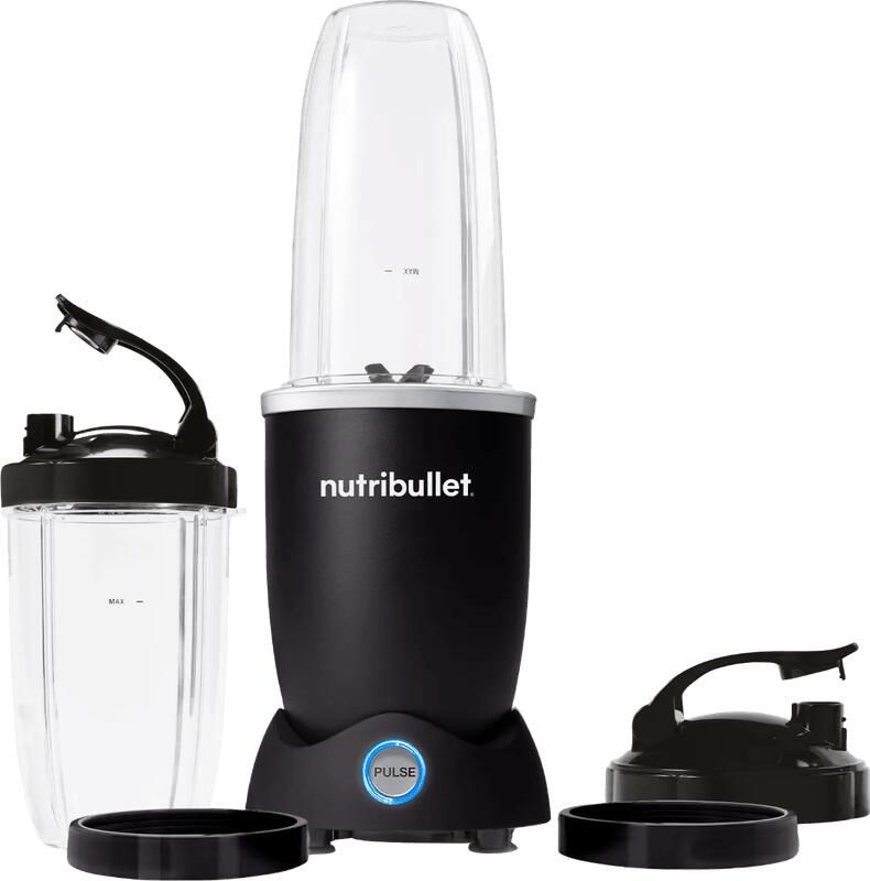 NutriBullet Pro+ Pulse Blender Smoothie Maker Pulse Functie 2 To-Go Bekers 2 Drinkrings Automatische Uitschakeling 1200 Watt Zwart - Foto 2
