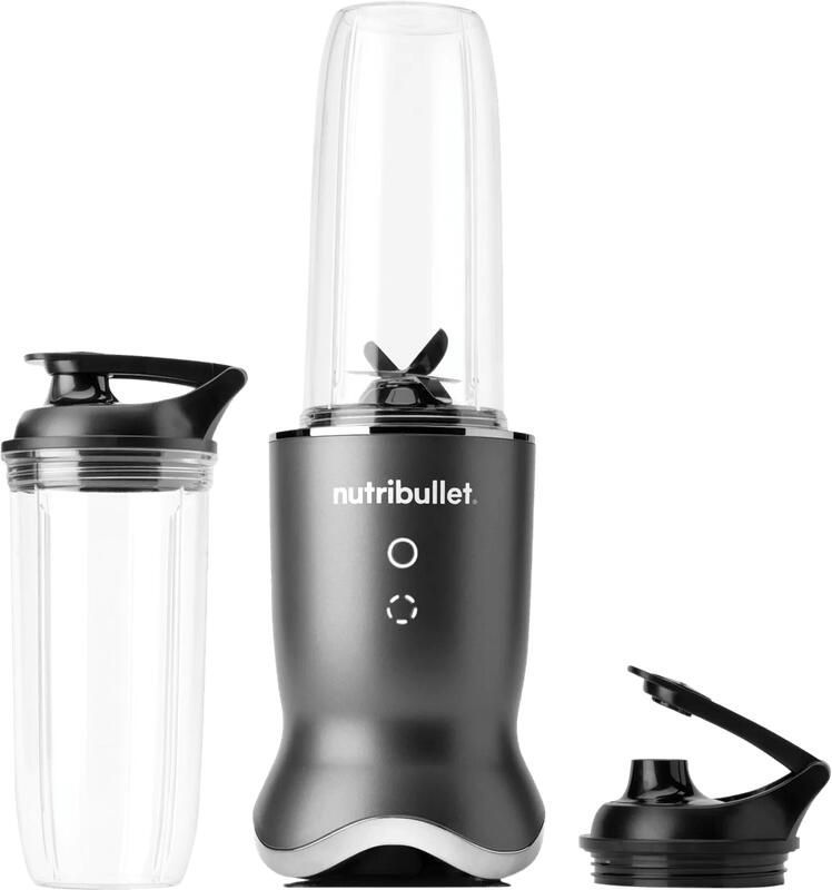 NutriBullet Ultra Krachtige Blender Incl Mixing Accessoires en To Go Beker 1200 Watt Verlichte Touch Knoppen Pulse Functie Grijs - Foto 2