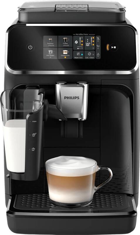Philips Volautomatisch koffiezetapparaat EP2336 40 2300 Series 4 koffiespecialiteiten met lattego-melksysteem zwart verchroomd