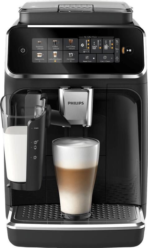 Philips Volautomatisch koffiezetapparaat EP3347 90 3300 Series 6 koffiespecialiteiten met lattego melkopschuimer zwart verchroomd - Foto 2