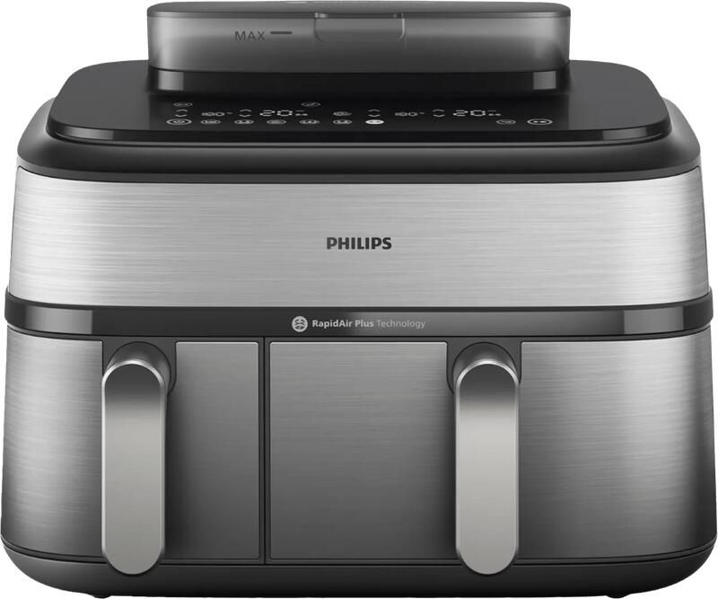 Philips Airfryer NA555 00 Steam Airfryer 5000 Series Dual Basket 9L Capaciteit (3L+6L) - Foto 12