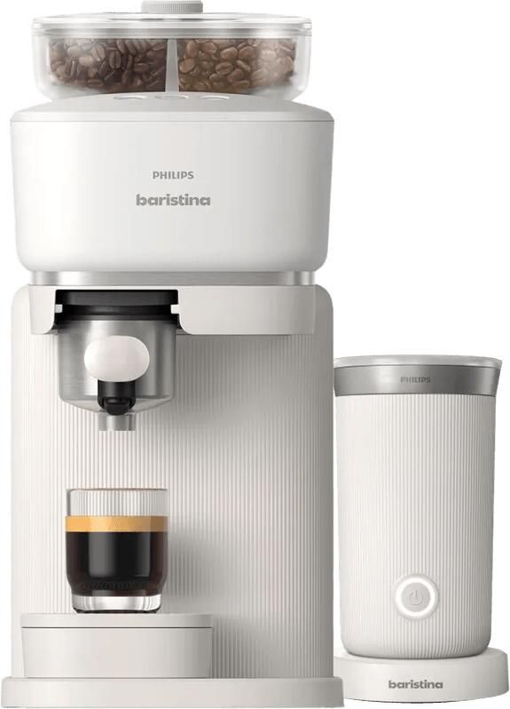 Philips Baristina Bean Swap BAR320 00 Wit + Melkopschuimer