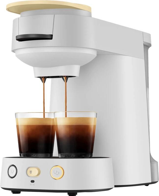 Philips Senseo Vibe Koffiepadmachine CSA225 50 Compact Keuze uit 1 of 2 Kopjes Instelbare Intensiteit Automatische Uitschakeling Lichtgrijs - Foto 2
