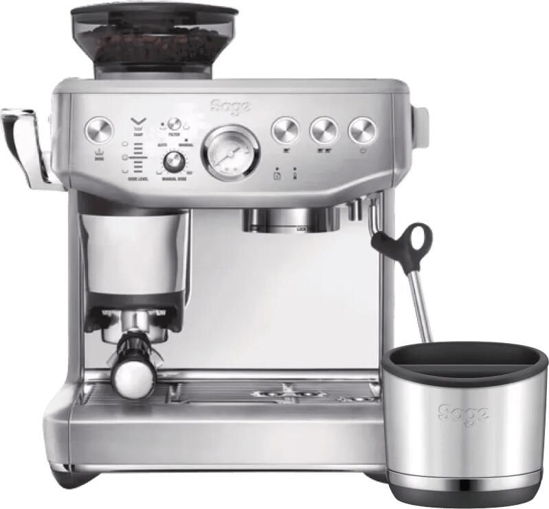 Sage Barista Express Impress Brushed Stainless Steel + uitklopbak