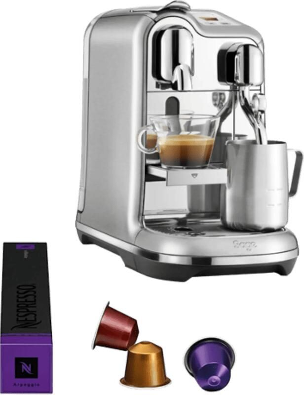 Sage the Creatista Pro Brushed Stainless Steel SNE900BSS Nespresso Koffiecupmachine