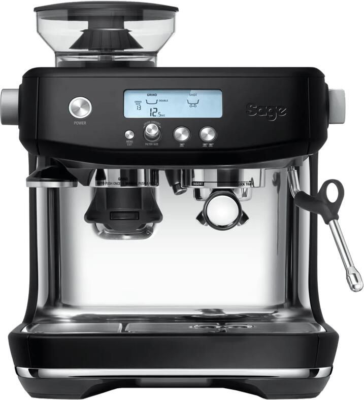 Sage SES878BTR the Barista Pro Black Truffle Pistonmachine Thermojet