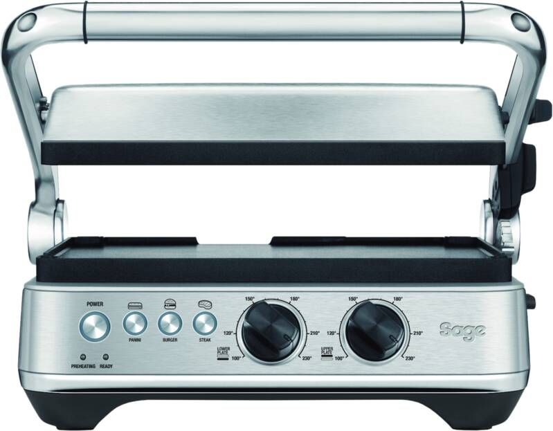 Sage the BBQ & Press™ Grill Brushed Stainless Steel Contactgrill