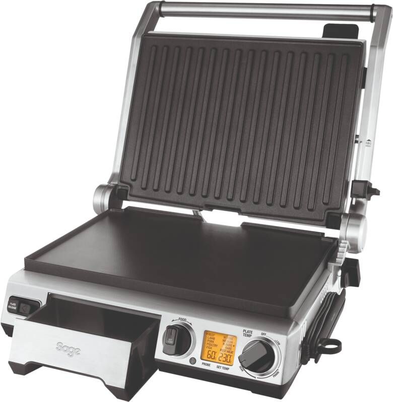 Sage THE SMART GRILL PRO Contact grill Rvs