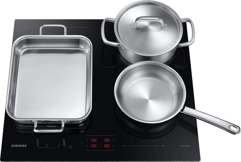 Samsung NZ64B5046FK U1 kookplaat Zwart Ingebouwd 59 cm Inductiekookplaat zones 4 zone(s)