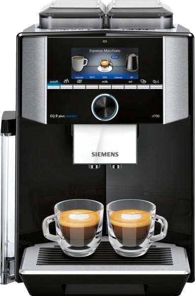 Siemens EQ.9 s700 TI9573X9RW Volautomatische espressomachine Zwart