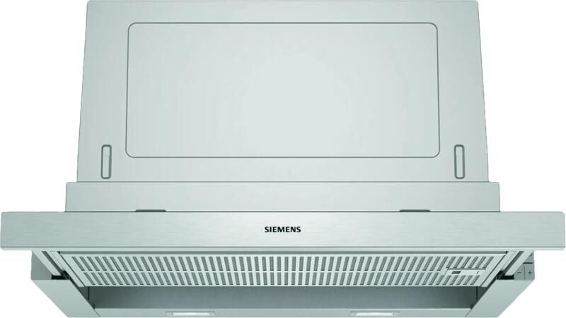 Siemens LI67SA531 iQ300 Afzuigkap Vlakscherm 60 cm Stille energiezuinige afzuigmotor Ledverlichting RVS